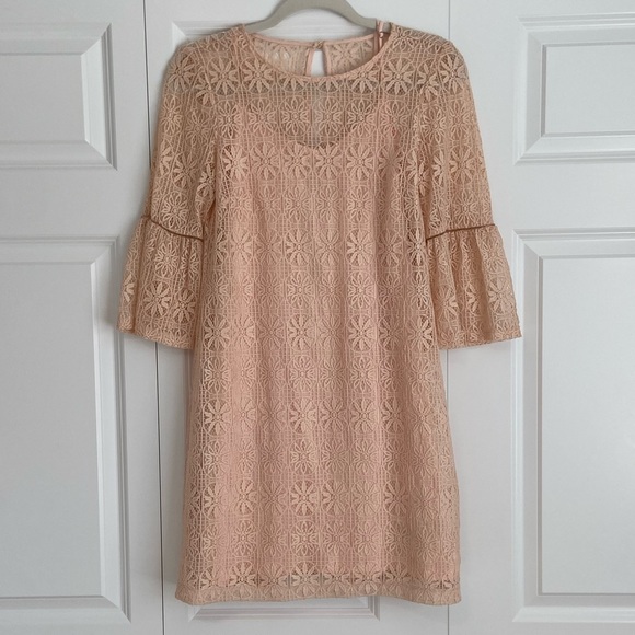 Jessica Simpson Light Pink Lace Dress - Picture 1 of 10